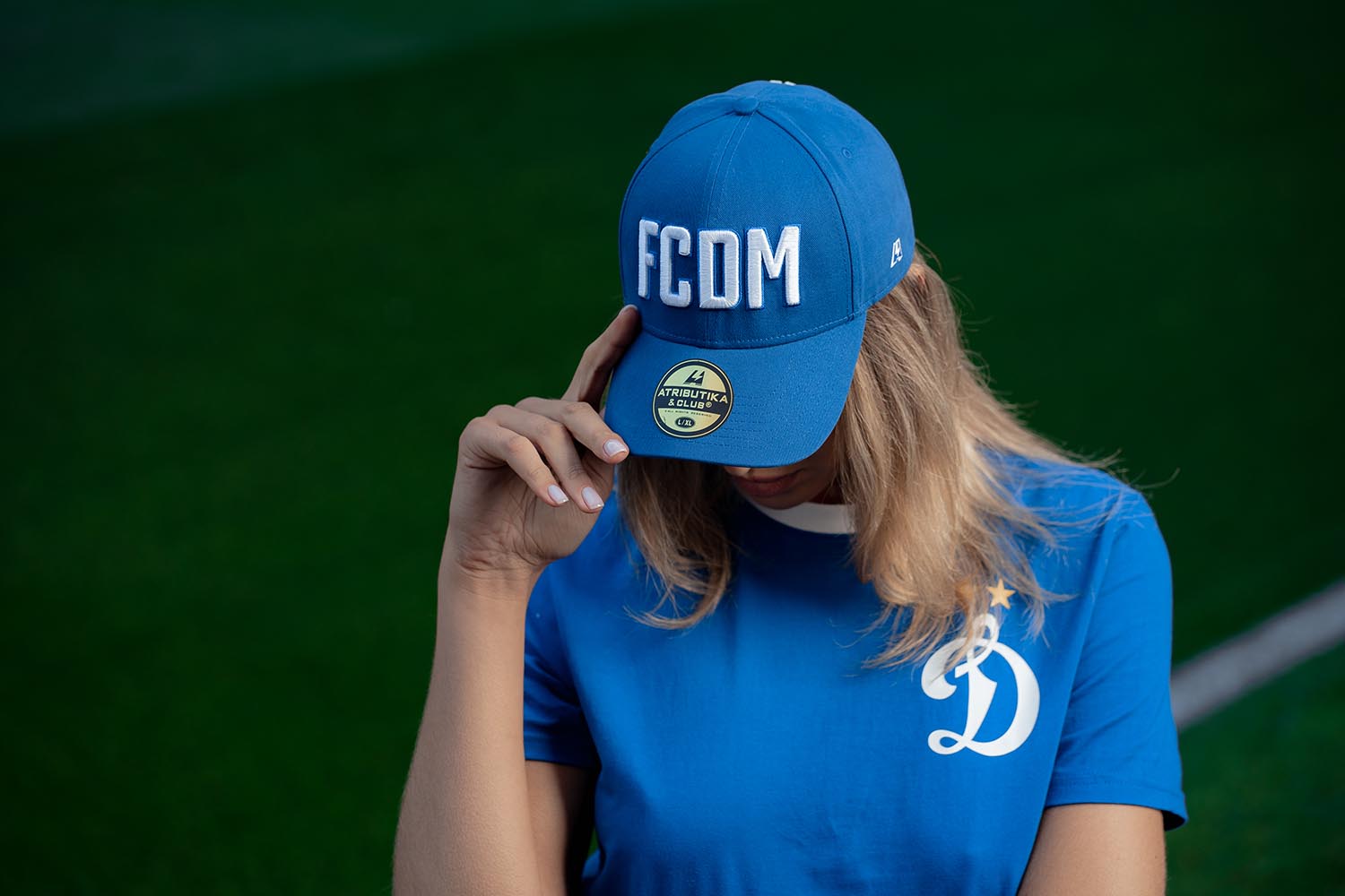 Бейсболка ФК Динамо Москва хлопковая