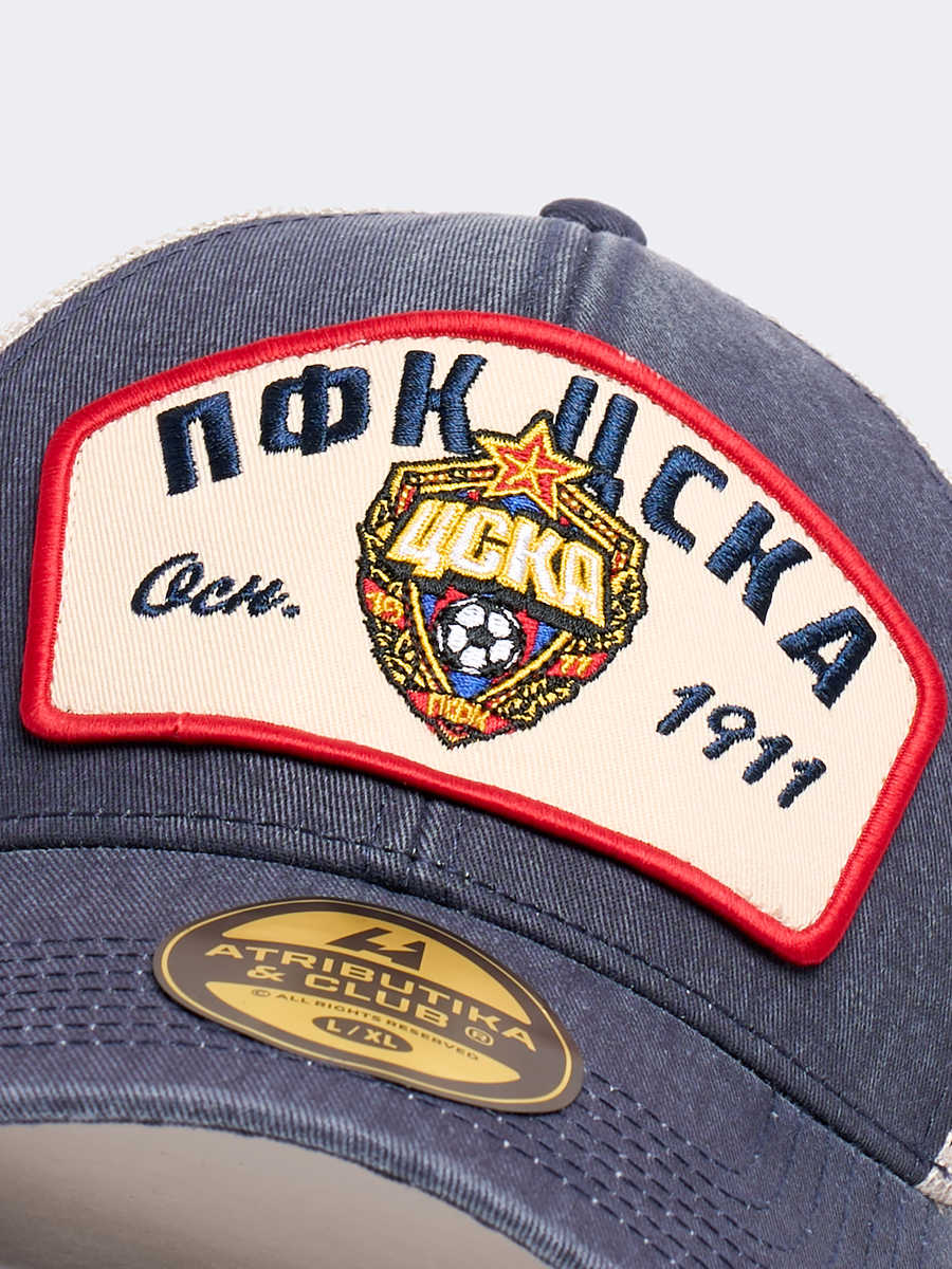 Бейсболка ПФК ЦСКА с сеткой