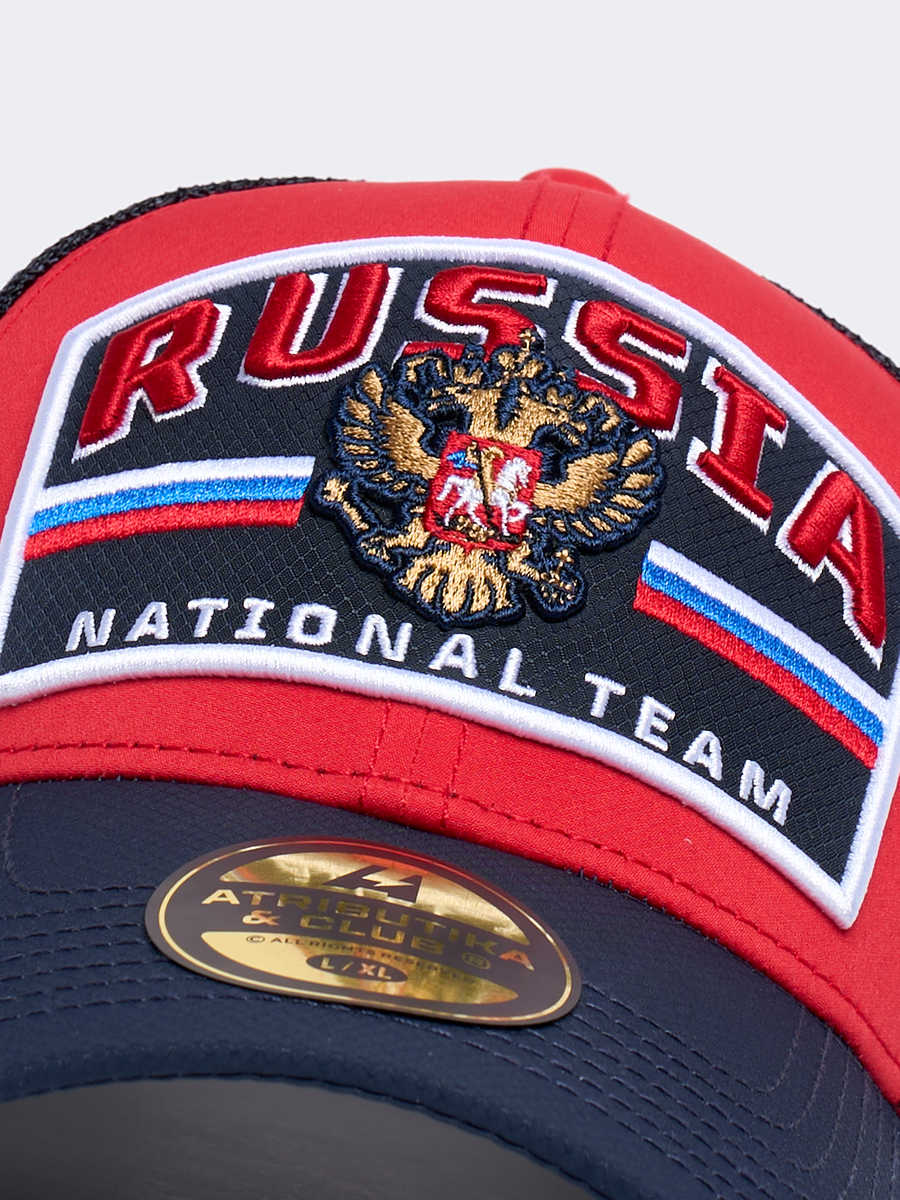 Бейсболка «Сборная России» с сеткой